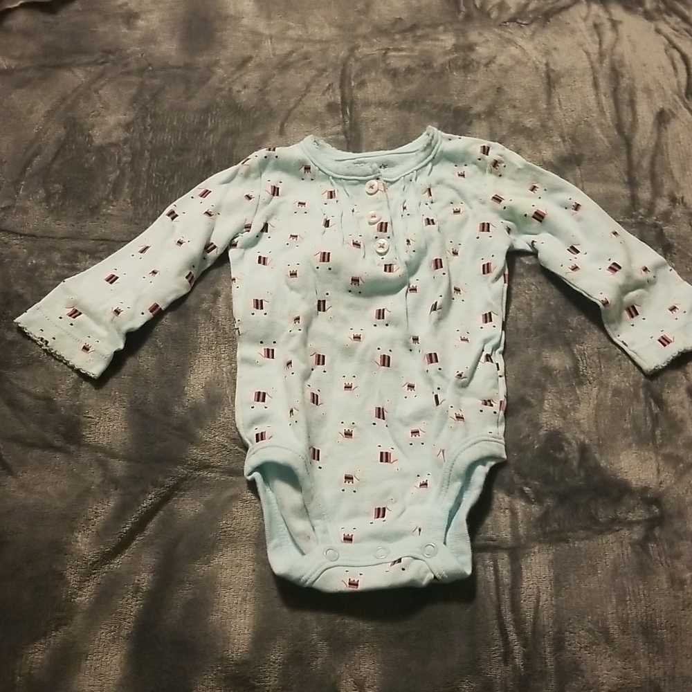Carter's Baby Boy's Long Sleeve Onesie